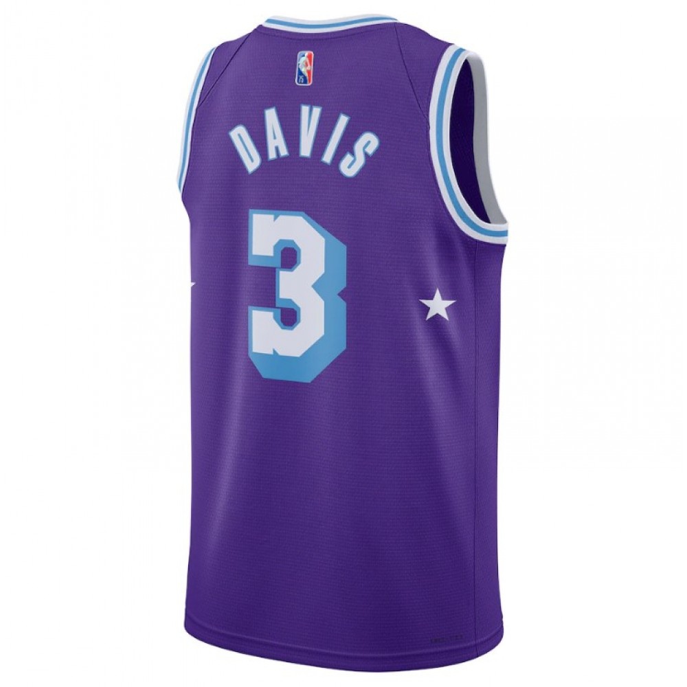 Men's LosAngeles Lakers Anthony Davis #3 Purple 2021/22 Swingman NBA Jersey - City Edition-Pro Kit Vault | Brand New 26/27 Sports Jerseys